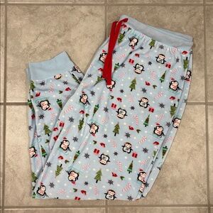 Goodnight Kiss Blue Penguin Pajama Pant
